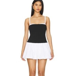 Show Me Your Mumu x REVOLVE Tiffany Skort Dress in Black & White